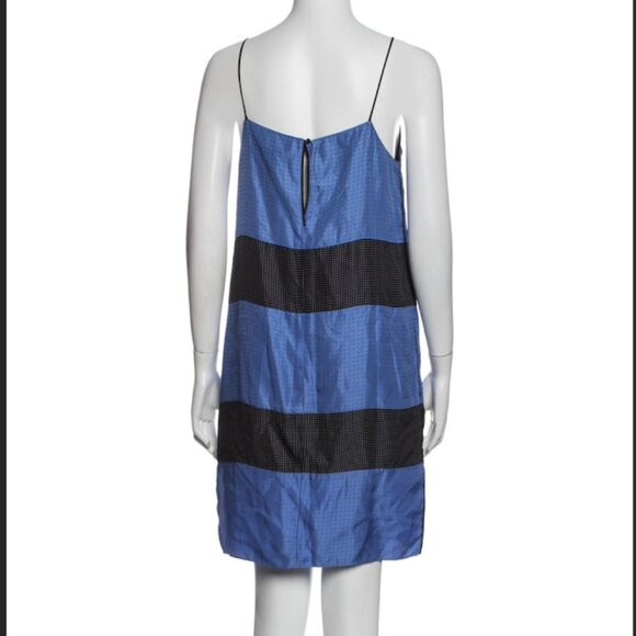 Rag & Bone Blue Silk Mini Dress - XS | US 2 | Retail $460 - Picture 3 of 7